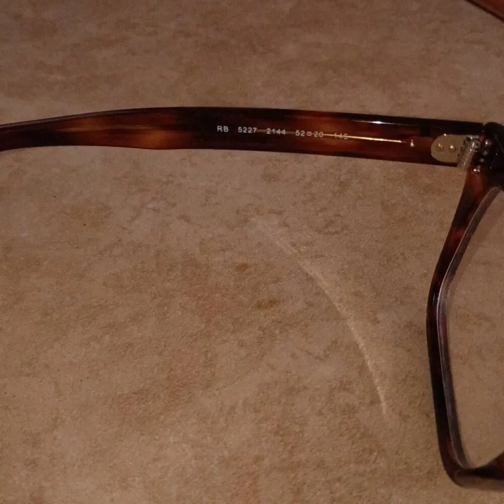 Rare Ray Ban Striped Havana Tortoise RB5227 Glasses